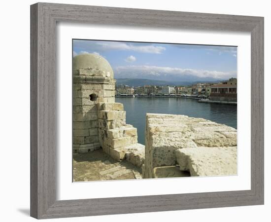 View from the Lighthouse of Chania, Crete, Greece-Sheila Terry-Framed Photographic Print