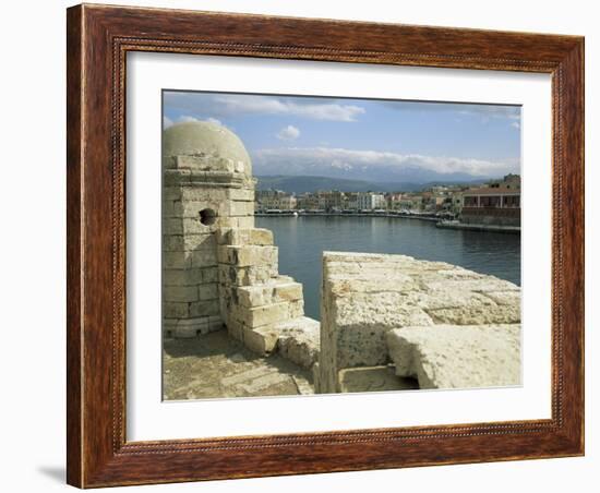 View from the Lighthouse of Chania, Crete, Greece-Sheila Terry-Framed Photographic Print