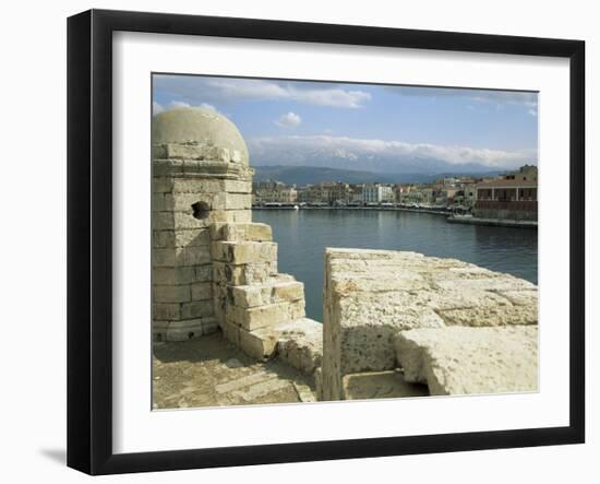 View from the Lighthouse of Chania, Crete, Greece-Sheila Terry-Framed Photographic Print