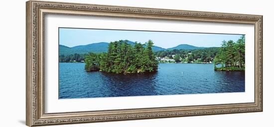 View from the Minne Ha Ha Steamboat, Lake George, New York State, USA-null-Framed Photographic Print