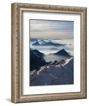 View from the Mount Santis, Appenzell Innerrhoden, Switzerland-Ivan Vdovin-Framed Photographic Print
