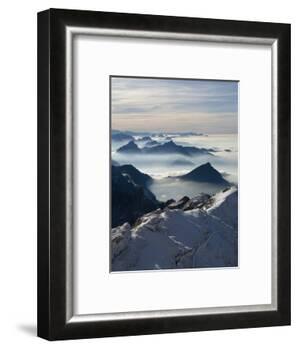 View from the Mount Santis, Appenzell Innerrhoden, Switzerland-Ivan Vdovin-Framed Photographic Print