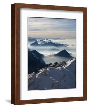 View from the Mount Santis, Appenzell Innerrhoden, Switzerland-Ivan Vdovin-Framed Photographic Print