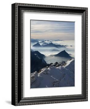 View from the Mount Santis, Appenzell Innerrhoden, Switzerland-Ivan Vdovin-Framed Photographic Print