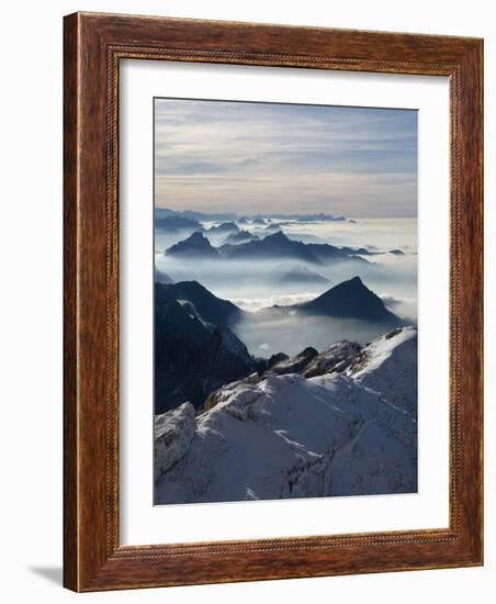 View from the Mount Santis, Appenzell Innerrhoden, Switzerland-Ivan Vdovin-Framed Photographic Print