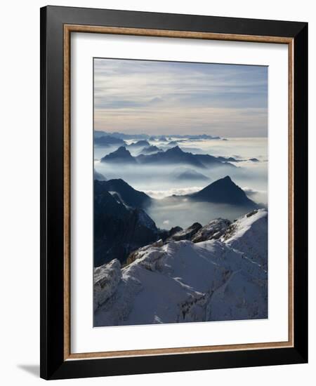 View from the Mount Santis, Appenzell Innerrhoden, Switzerland-Ivan Vdovin-Framed Photographic Print