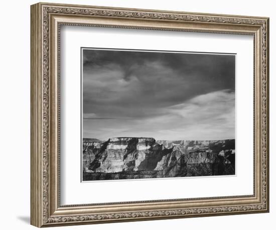 View From The North Rim "Grand Canyon National Park" Arizona. 1933-1942-Ansel Adams-Framed Premium Giclee Print