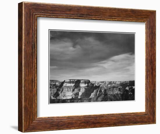 View From The North Rim "Grand Canyon National Park" Arizona. 1933-1942-Ansel Adams-Framed Premium Giclee Print