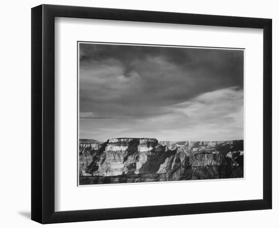 View From The North Rim "Grand Canyon National Park" Arizona. 1933-1942-Ansel Adams-Framed Premium Giclee Print