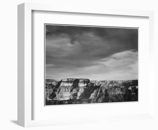 View From The North Rim "Grand Canyon National Park" Arizona. 1933-1942-Ansel Adams-Framed Premium Giclee Print
