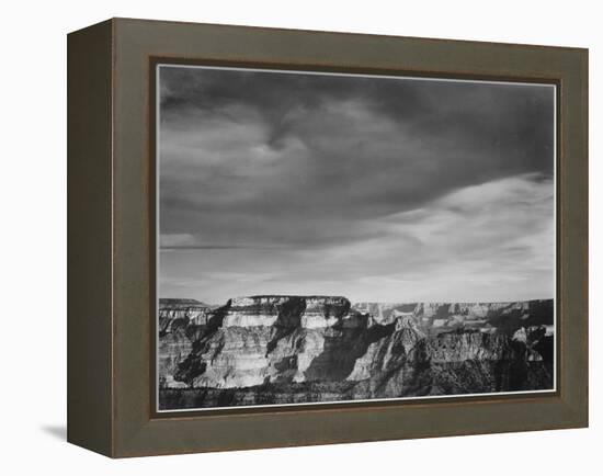 View From The North Rim "Grand Canyon National Park" Arizona. 1933-1942-Ansel Adams-Framed Stretched Canvas