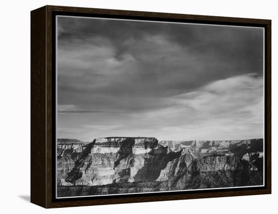 View From The North Rim "Grand Canyon National Park" Arizona. 1933-1942-Ansel Adams-Framed Stretched Canvas