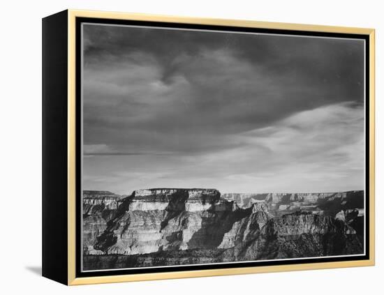 View From The North Rim "Grand Canyon National Park" Arizona. 1933-1942-Ansel Adams-Framed Stretched Canvas