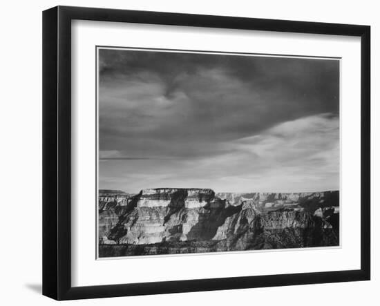 View From The North Rim "Grand Canyon National Park" Arizona. 1933-1942-Ansel Adams-Framed Art Print