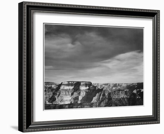 View From The North Rim "Grand Canyon National Park" Arizona. 1933-1942-Ansel Adams-Framed Art Print