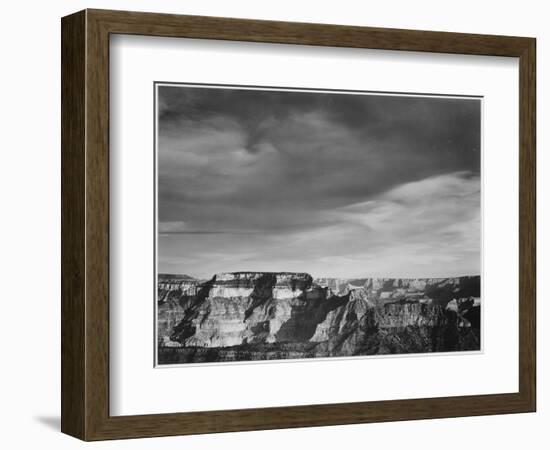 View From The North Rim "Grand Canyon National Park" Arizona. 1933-1942-Ansel Adams-Framed Art Print