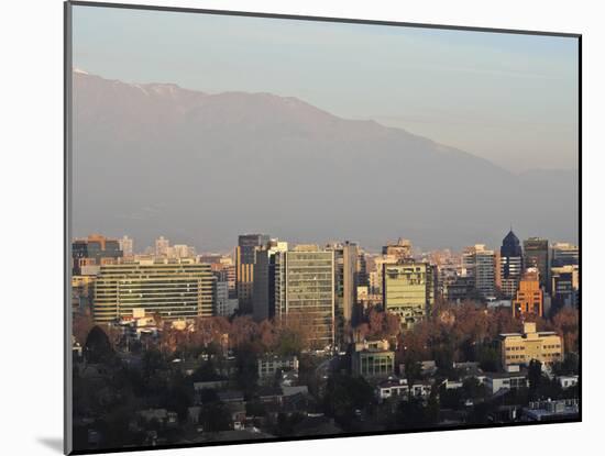 View from the Parque Metropolitano towards the high rise buildings in the financial sector, with th-Karol Kozlowski-Mounted Photographic Print