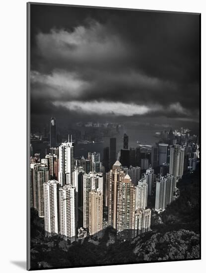 View from the Peak, Hong Kong, China-Julie Eggers-Mounted Photographic Print