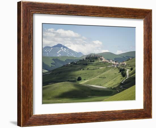 View from the Piano Grande Towards Castelluccio, Umbria, Italy, Europe-Jean Brooks-Framed Photographic Print