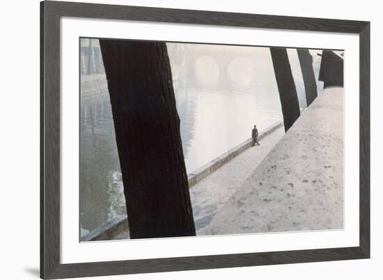 View from the Quai des Grands Augustins, Paris-Peter Cornelius-Framed Giclee Print