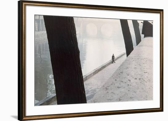 View from the Quai des Grands Augustins, Paris-Peter Cornelius-Framed Giclee Print