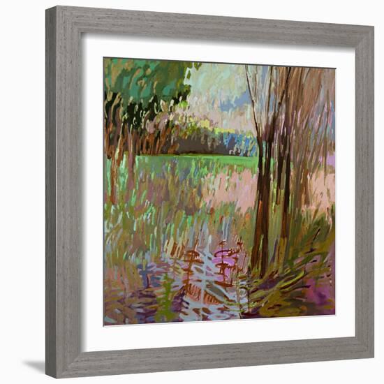 View from the Roadside-Jane Schmidt-Framed Art Print