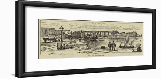 View from the Royal Pier-null-Framed Giclee Print