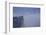 view from the Schrammsteinaussicht, Elbe Sandstone Mountains, fog, summit, Falkenstein, Rathmannsdo-Uwe Steffens-Framed Photographic Print