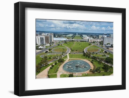 View from the Television Tower over Brasilia, Brazil, South America-Michael Runkel-Framed Photographic Print