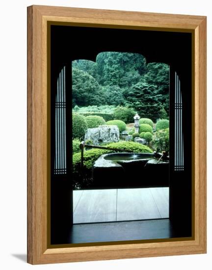 View from the Temple Window, Kiyomizudera, Kyoto, Japan-null-Framed Premier Image Canvas
