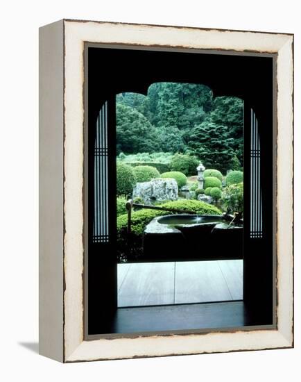 View from the Temple Window, Kiyomizudera, Kyoto, Japan-null-Framed Premier Image Canvas