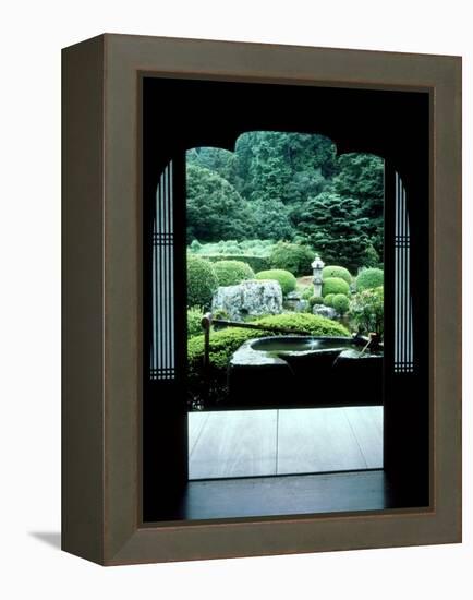 View from the Temple Window, Kiyomizudera, Kyoto, Japan-null-Framed Premier Image Canvas