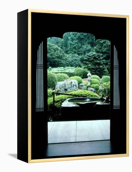 View from the Temple Window, Kiyomizudera, Kyoto, Japan-null-Framed Premier Image Canvas