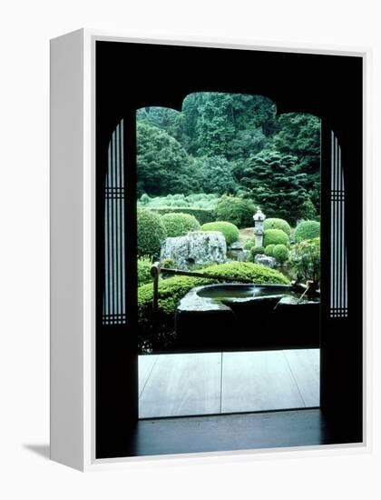 View from the Temple Window, Kiyomizudera, Kyoto, Japan-null-Framed Premier Image Canvas