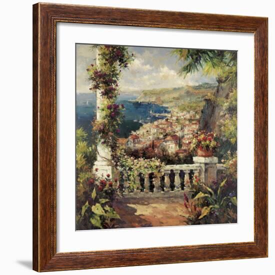 View From The Terrace-Peter Bell-Framed Art Print