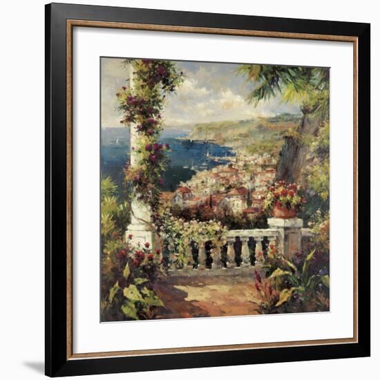 View From The Terrace-Peter Bell-Framed Art Print