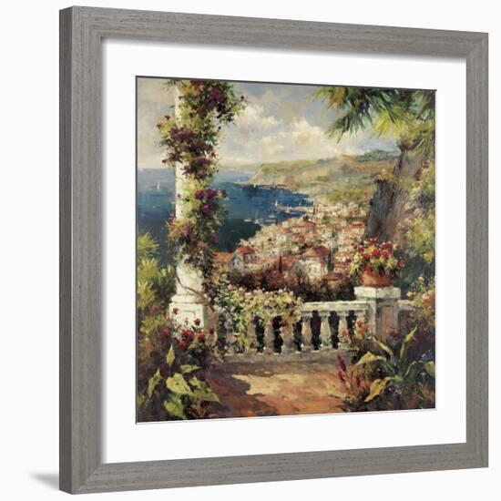 View From The Terrace-Peter Bell-Framed Art Print