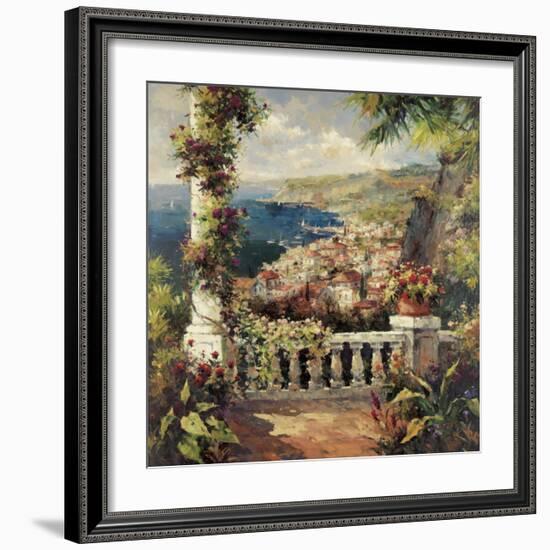 View From The Terrace-Peter Bell-Framed Art Print