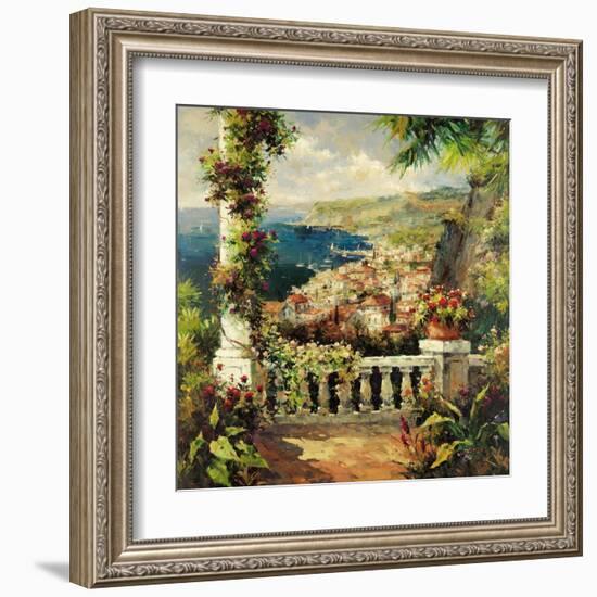 View From The Terrace-Peter Bell-Framed Art Print