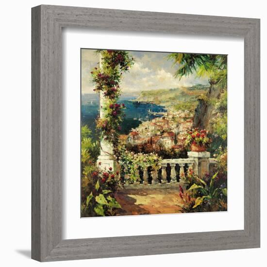 View From The Terrace-Peter Bell-Framed Art Print