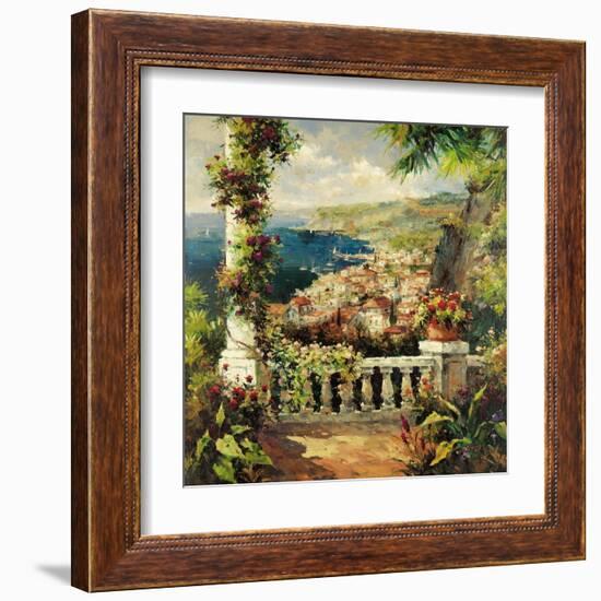 View From The Terrace-Peter Bell-Framed Art Print