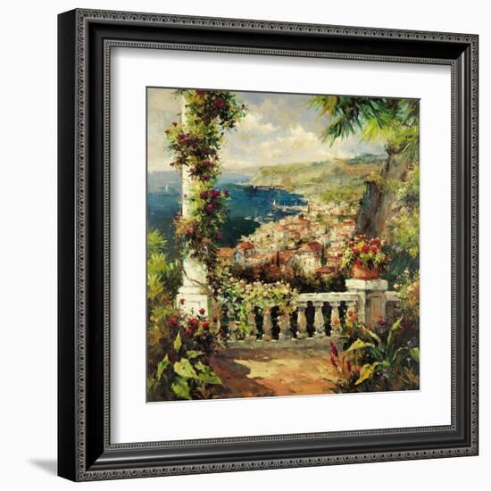 View From The Terrace-Peter Bell-Framed Art Print