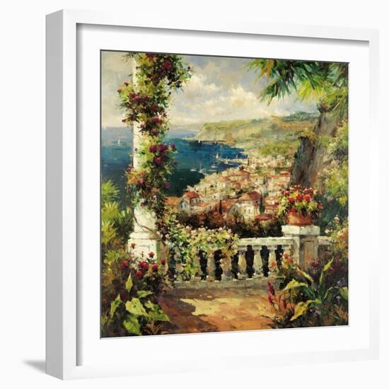 View From The Terrace-Peter Bell-Framed Art Print