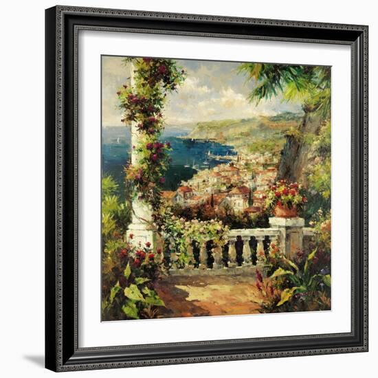 View From The Terrace-Peter Bell-Framed Art Print