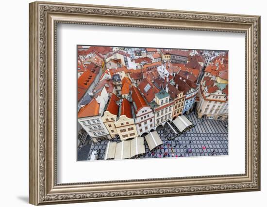 View from the Top of Old Town Hall in Prague, Czech Republic-Chuck Haney-Framed Photographic Print