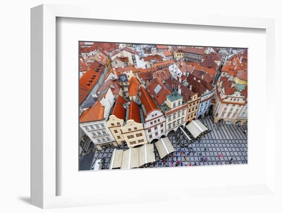 View from the Top of Old Town Hall in Prague, Czech Republic-Chuck Haney-Framed Photographic Print