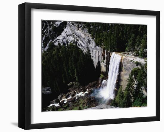 View from the Top of Vernal Falls-Gerald French-Framed Photographic Print