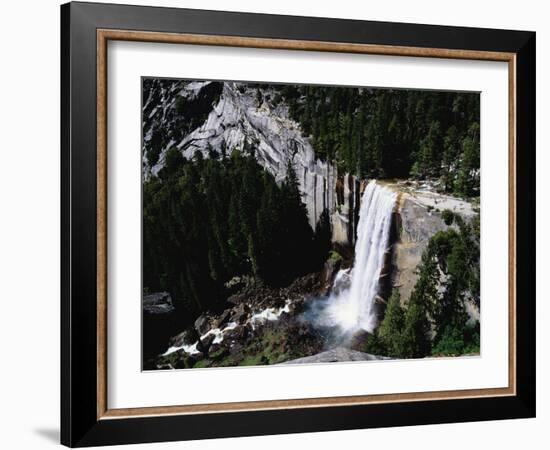 View from the Top of Vernal Falls-Gerald French-Framed Photographic Print