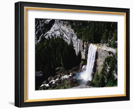 View from the Top of Vernal Falls-Gerald French-Framed Photographic Print