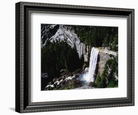 View from the Top of Vernal Falls-Gerald French-Framed Photographic Print